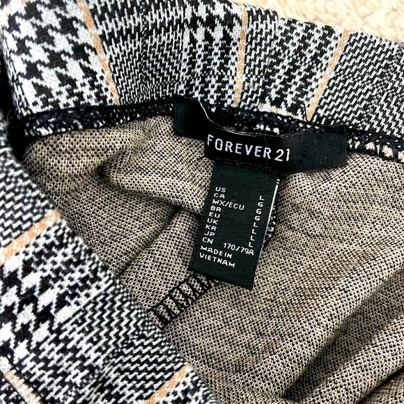 tight plaid pants/leggings from F21! - Picture 5 of 5